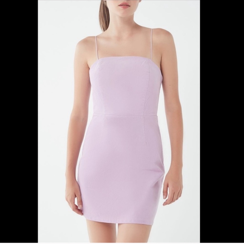 Urban Outfitters Lavender Corduroy Minidress